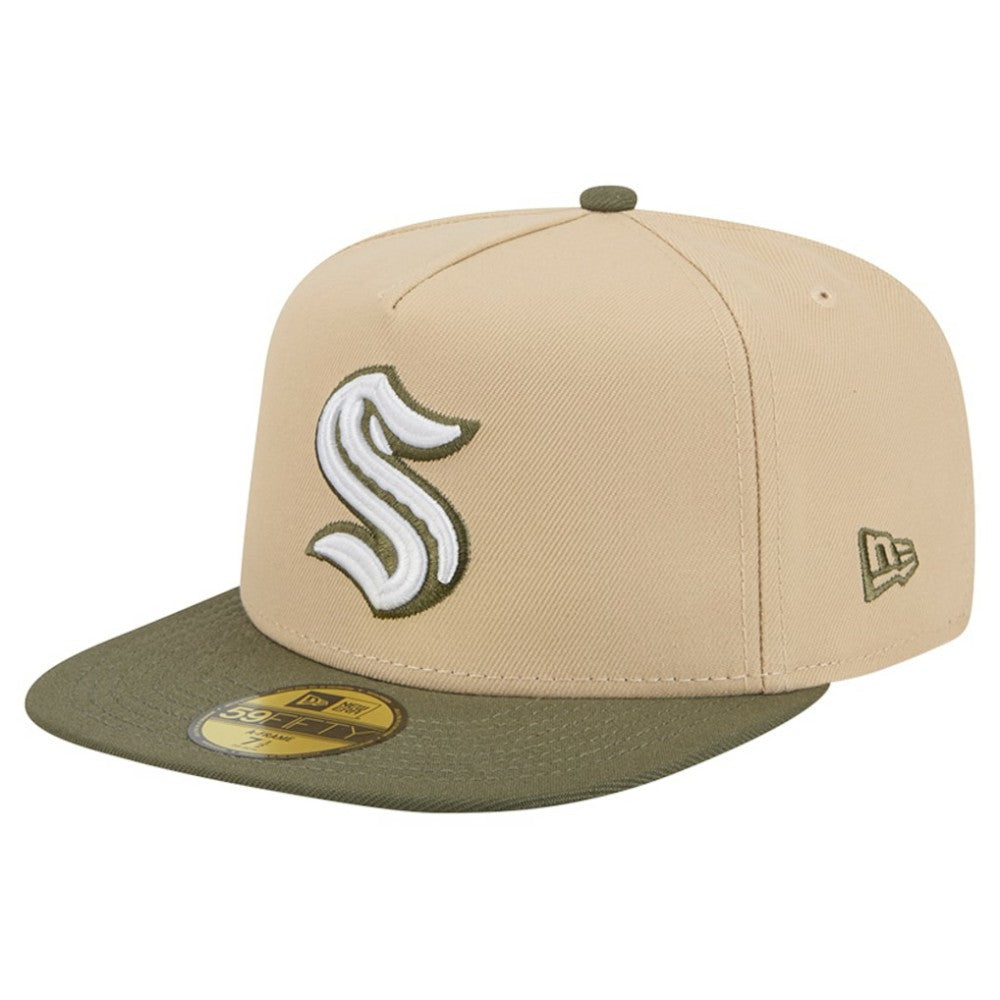 NHL Seattle Kraken New Era Color Pack Two-Tone 59FIFTY A-Frame Fitted Hat
