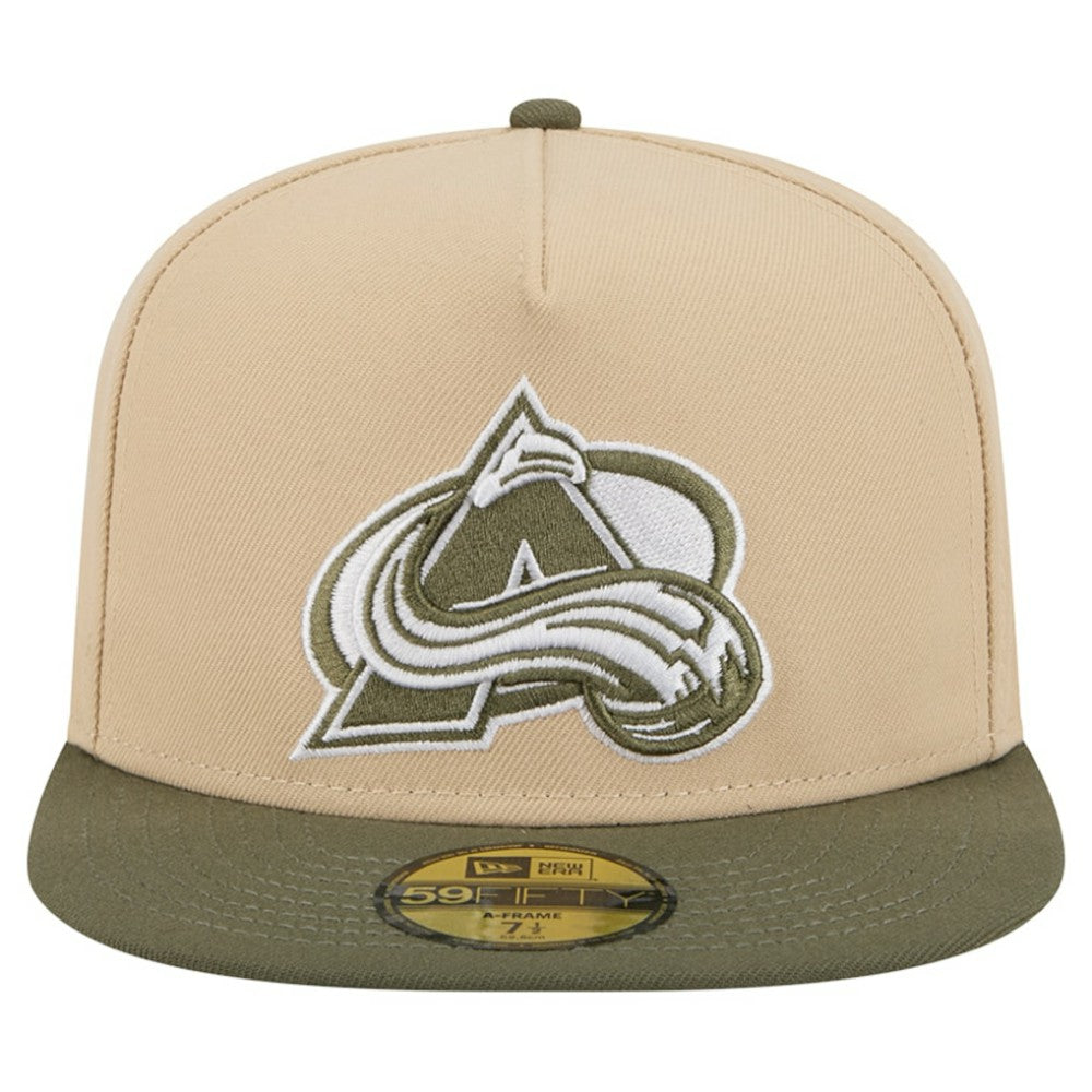 NHL Colorado Avalanche New Era Color Pack Two-Tone 59FIFTY A-Frame Fitted Hat