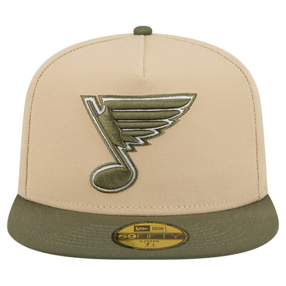 NHL St. Louis Blues New Era Color Pack Two-Tone 59FIFTY A-Frame Fitted Hat