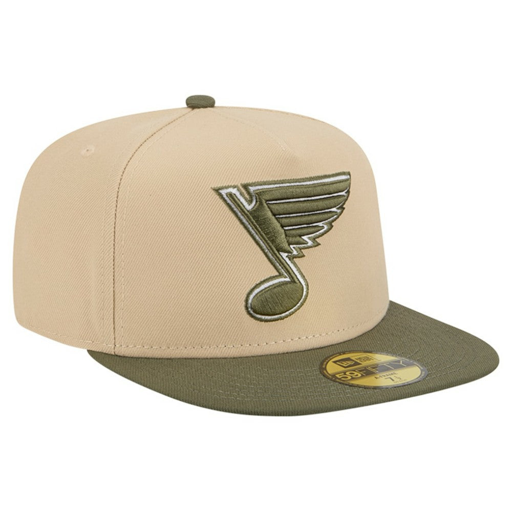 NHL St. Louis Blues New Era Color Pack Two-Tone 59FIFTY A-Frame Fitted Hat