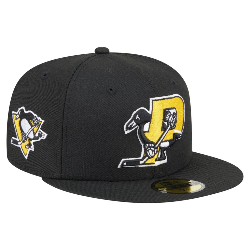 NHL Pittsburgh Penguins New Era Deceptor 59FIFTY Fitted Hat