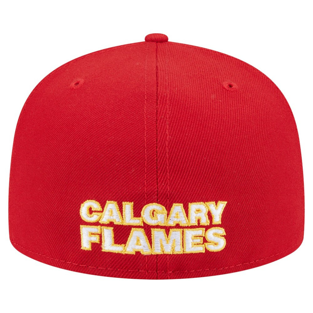 NHL Calgary Flames New Era Deceptor 59FIFTY Fitted Hat