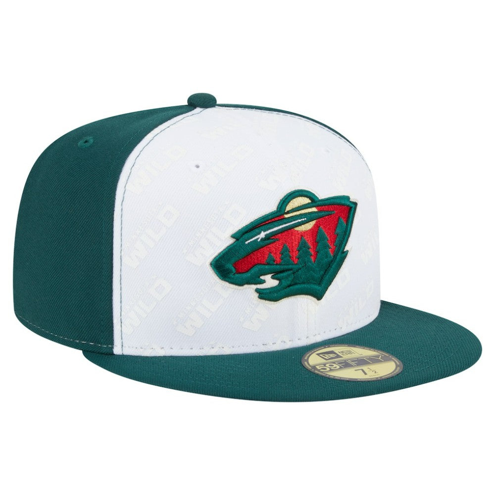 NHL Minnesota Wild New Era Repeat Two-Tone 59FIFTY Fitted Hat