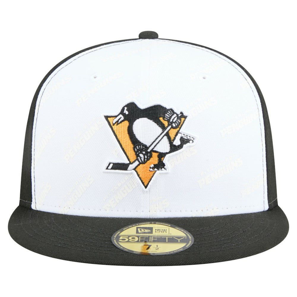 NHL Pittsburgh Penguins New Era Repeat Two-Tone 59FIFTY Fitted Hat