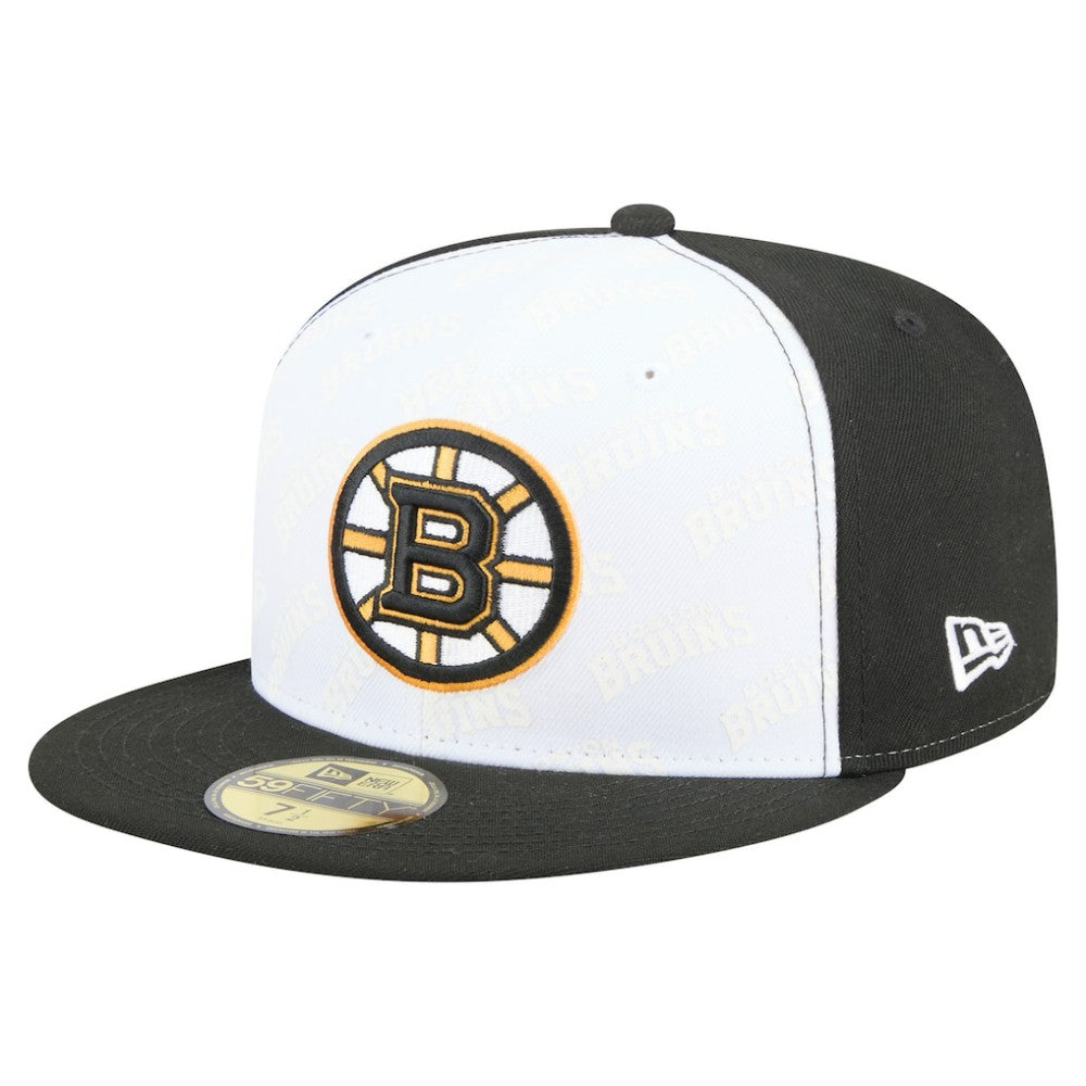 NHL Boston Bruins New Era Repeat Two-Tone 59FIFTY Fitted Hat
