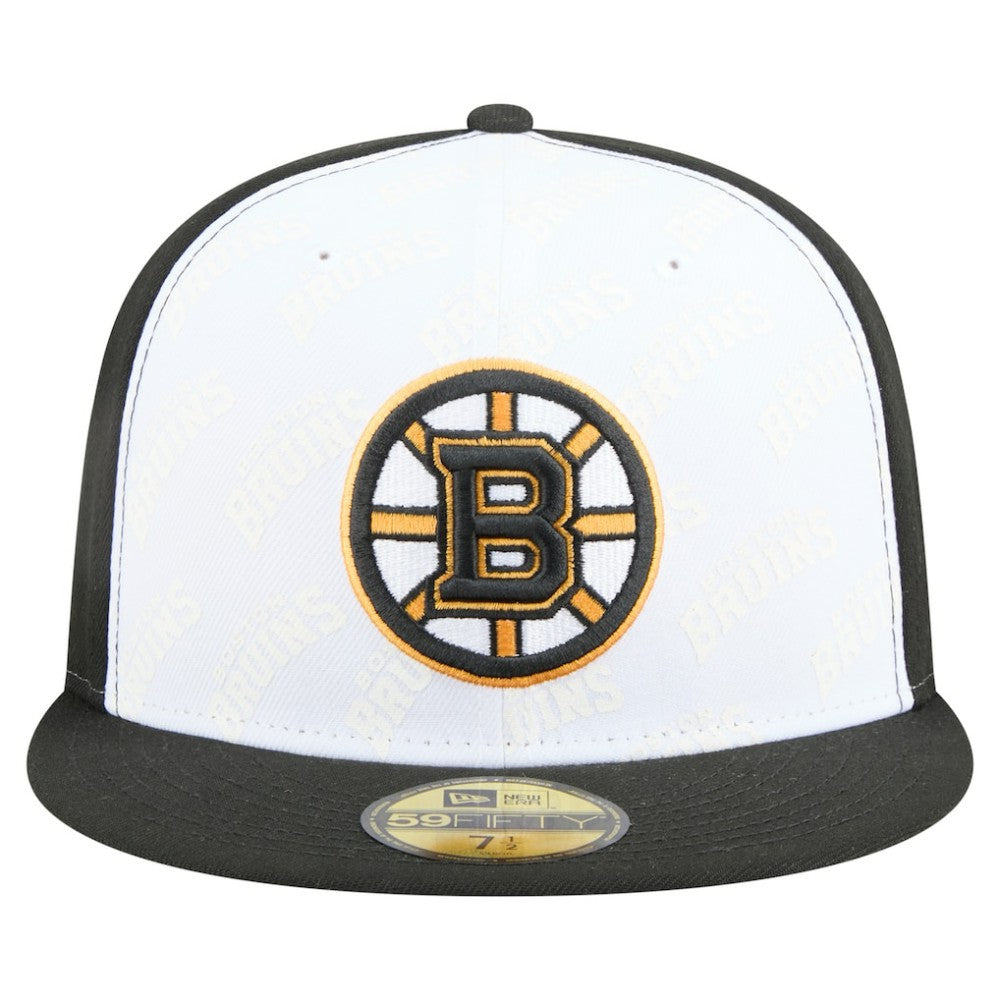 NHL Boston Bruins New Era Repeat Two-Tone 59FIFTY Fitted Hat