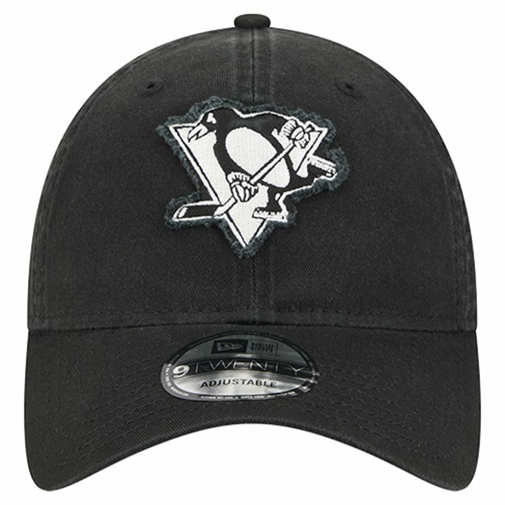 NHL Pittsburgh Penguins New Era Stamp Fabric Applique 9TWENTY Adjustable Hat