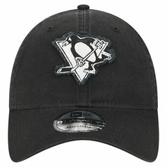 NHL Pittsburgh Penguins New Era Stamp Fabric Applique 9TWENTY Adjustable Hat