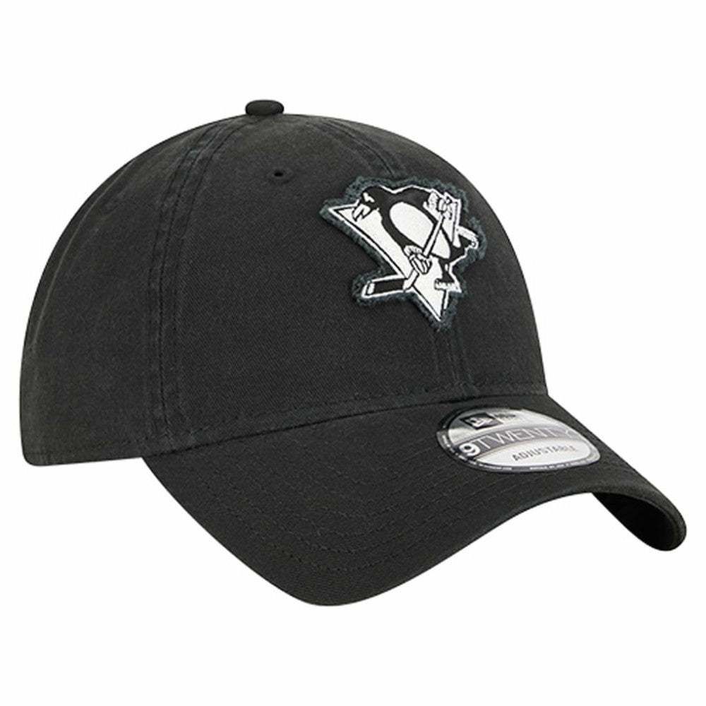 NHL Pittsburgh Penguins New Era Stamp Fabric Applique 9TWENTY Adjustable Hat