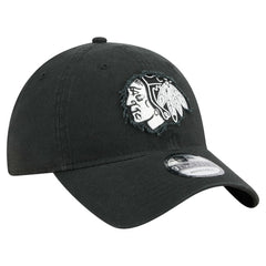 NHL Chicago Blackhawks New Era Stamp Fabric Applique 9TWENTY Adjustable Hat