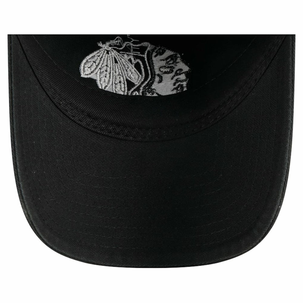 NHL Chicago Blackhawks New Era Stamp Fabric Applique 9TWENTY Adjustable Hat