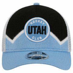 NHL Utah Mammoth New Era Hockey Sock 9FORTY A-Frame M-Crown Adjustable Trucker Hat