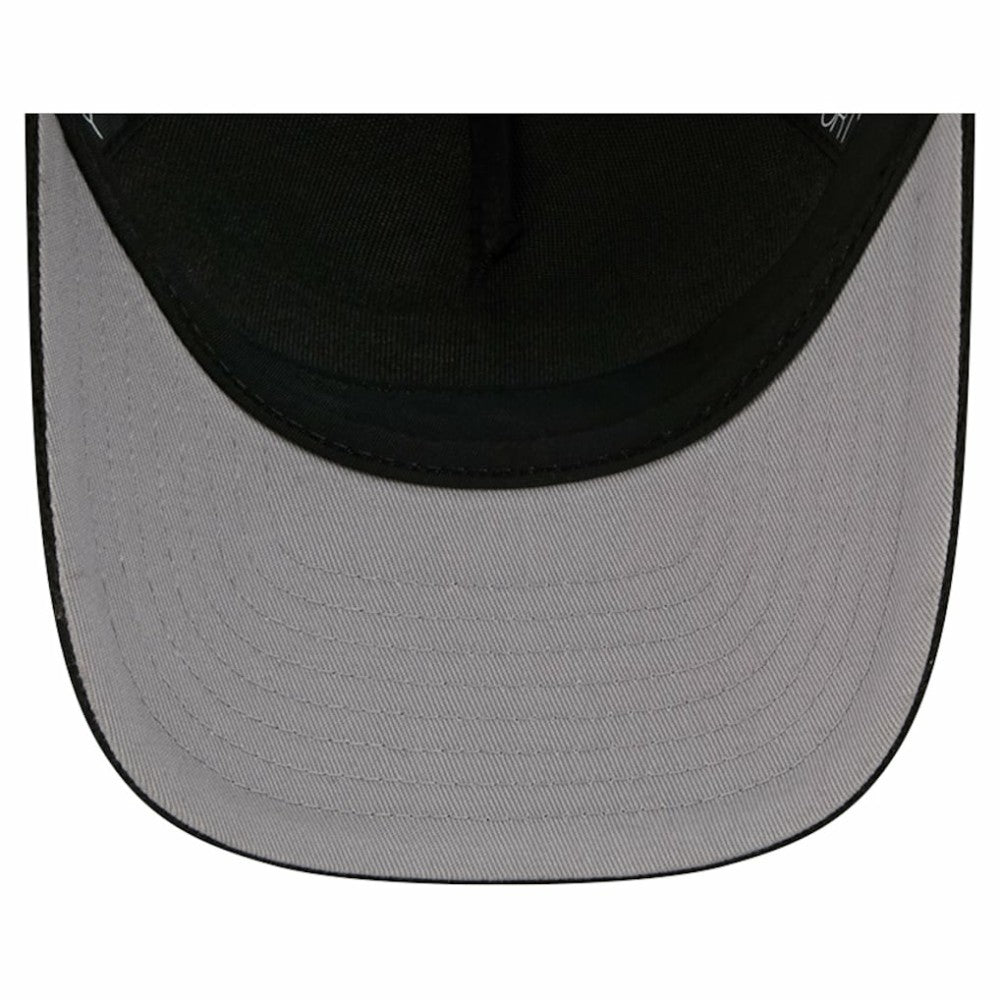 NHL Carolina Hurricanes New Era Hockey Sock 9FORTY A-Frame M-Crown Adjustable Trucker Hat