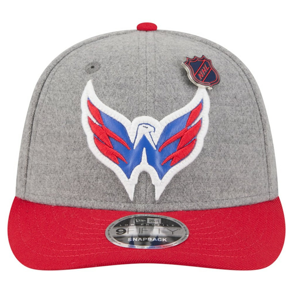 NHL Washington Capitals New Era Wool Pin Low Profile 9FIFTY Snapback Hat