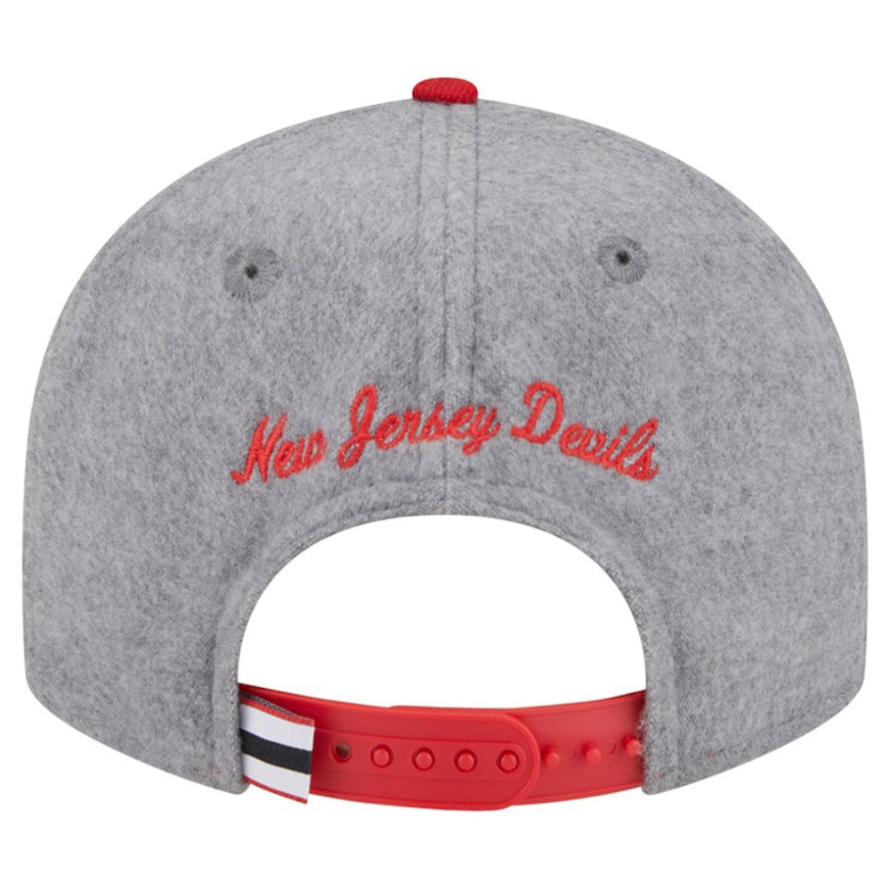 NHL New Jersey Devils New Era Wool Pin Low Profile 9FIFTY Snapback Hat