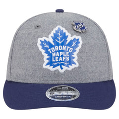 NHL Toronto Maple Leafs New Era Wool Pin Low Profile 9FIFTY Snapback Hat
