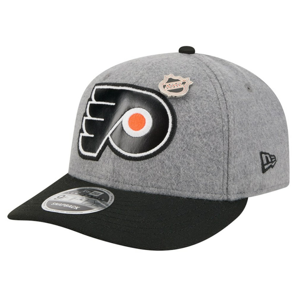 NHL Philadelphia Flyers New Era Wool Pin Low Profile 9FIFTY Snapback Hat