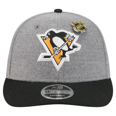 NHL Pittsburgh Penguins New Era Wool Pin Low Profile 9FIFTY Snapback Hat