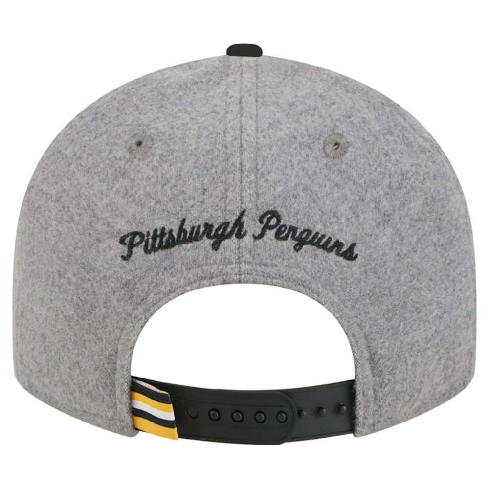 NHL Pittsburgh Penguins New Era Wool Pin Low Profile 9FIFTY Snapback Hat