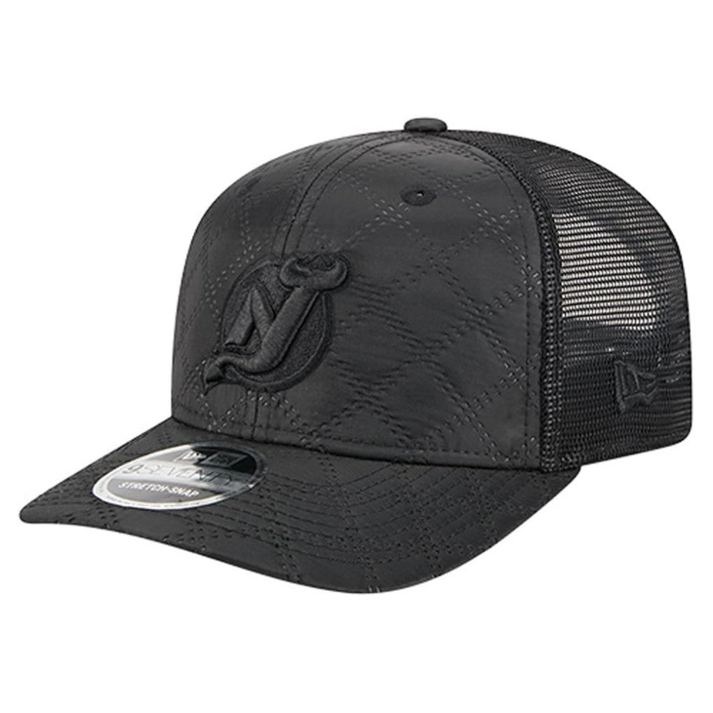 NHL New Jersey Devils New Era Quilted Nylon 9SEVENTY Adjustable Trucker Hat