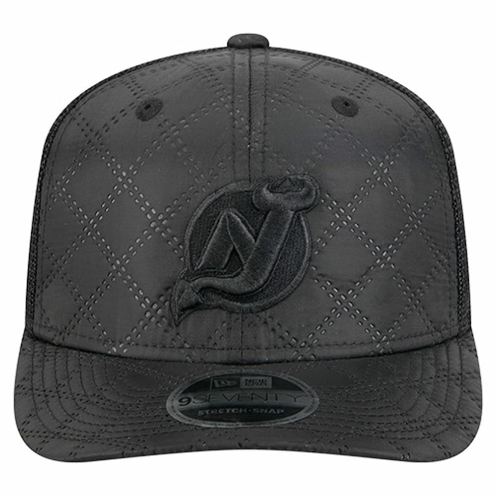 NHL New Jersey Devils New Era Quilted Nylon 9SEVENTY Adjustable Trucker Hat