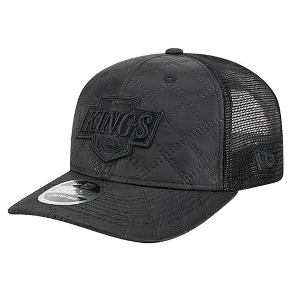 NHL Los Angeles Kings New Era Quilted Nylon 9SEVENTY Adjustable Trucker Hat