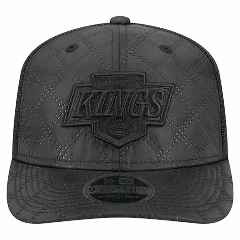 NHL Los Angeles Kings New Era Quilted Nylon 9SEVENTY Adjustable Trucker Hat