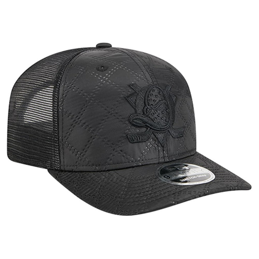 NHL Anaheim Ducks New Era Quilted Nylon 9SEVENTY Adjustable Trucker Hat