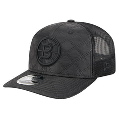 NHL Boston Bruins New Era Quilted Nylon 9SEVENTY Adjustable Trucker Hat
