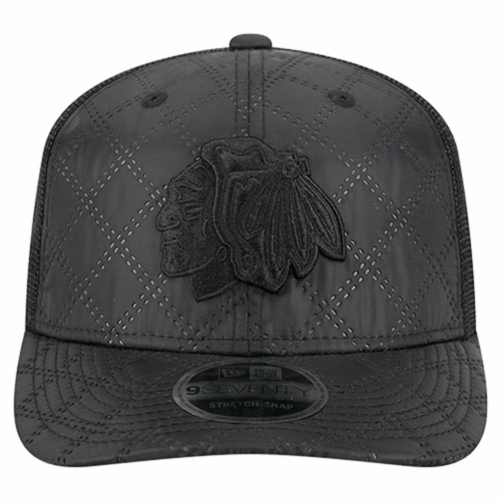 NHL Chicago Blackhawks New Era Quilted Nylon 9SEVENTY Adjustable Trucker Hat