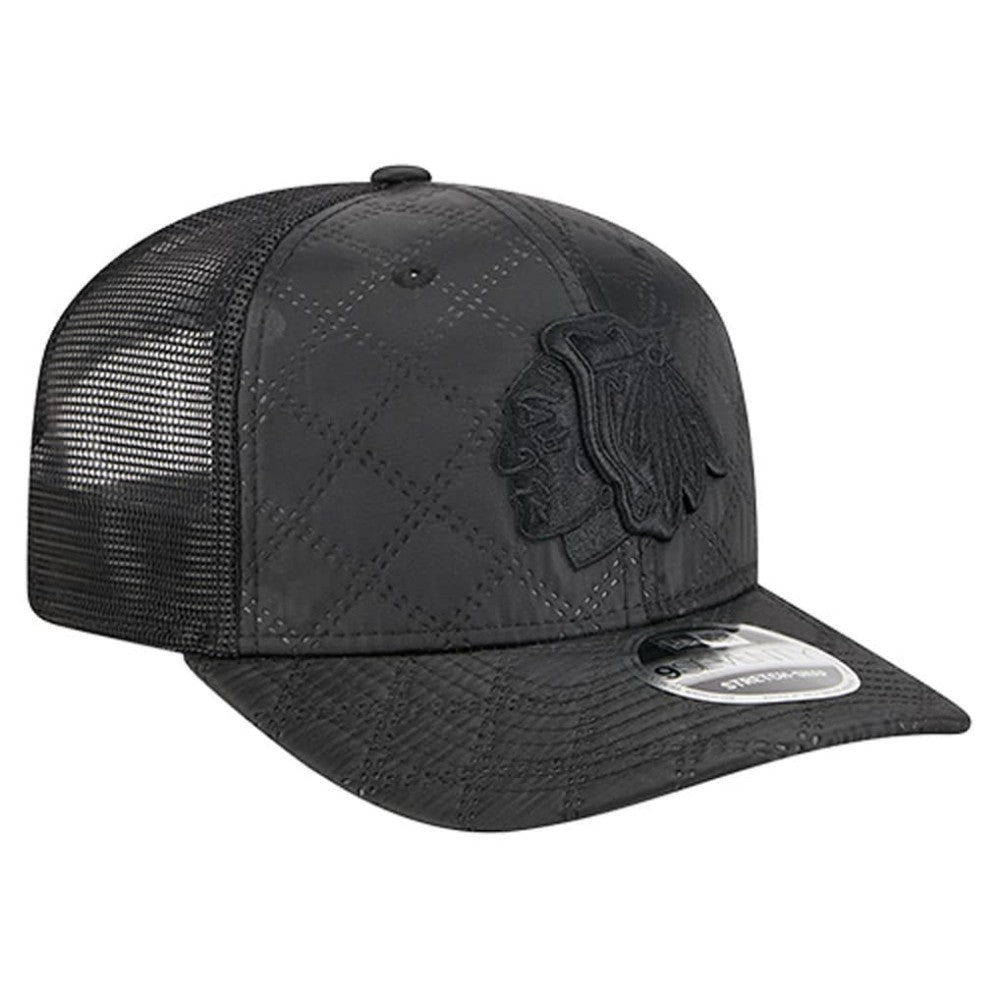 NHL Chicago Blackhawks New Era Quilted Nylon 9SEVENTY Adjustable Trucker Hat