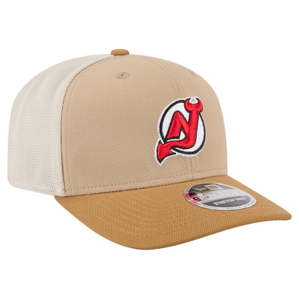 NHL New Jersey Devils New Era Two-Tone Trucker 9SEVENTY Stretch Snap Adjustable Hat