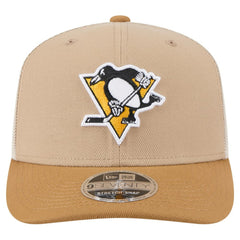 NHL Pittsburgh Penguins New Era Two-Tone Trucker 9SEVENTY Stretch Snap Adjustable Hat