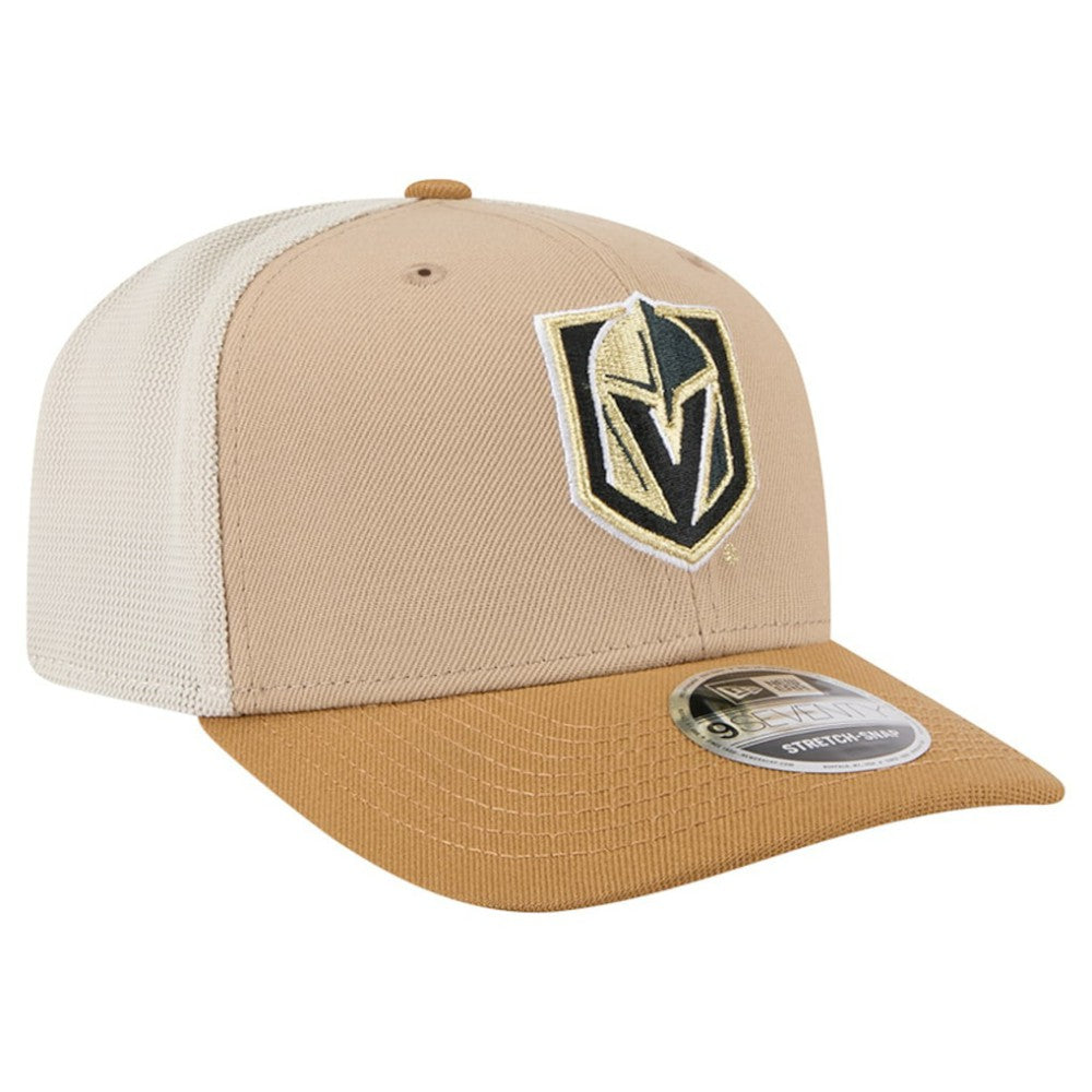 NHL Vegas Golden Knights New Era Two-Tone Trucker 9SEVENTY Stretch Snap Adjustable Hat