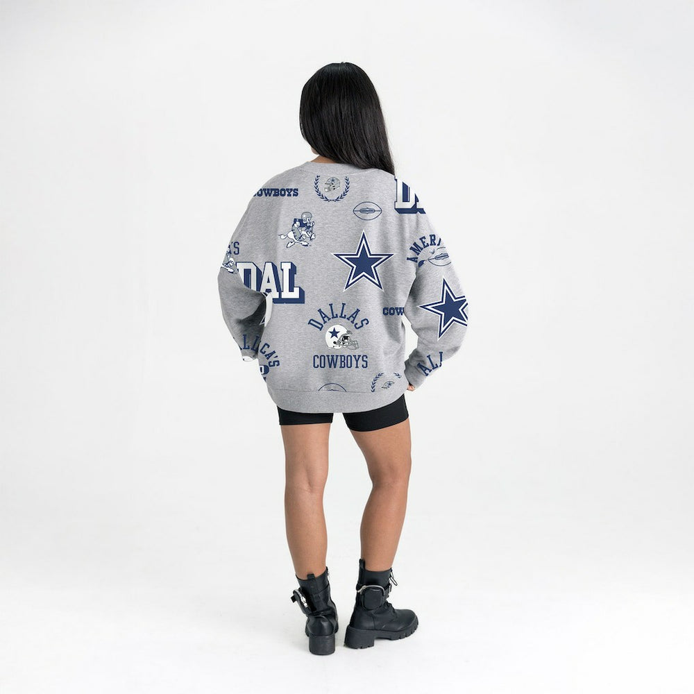 Gameday Couture Women's Always On Repeat Fleece Sweatshirt - Dallas Cowboys Sweatshirts
