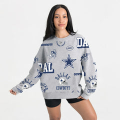Gameday Couture Women's Always On Repeat Fleece Sweatshirt - Dallas Cowboys Sweatshirts
