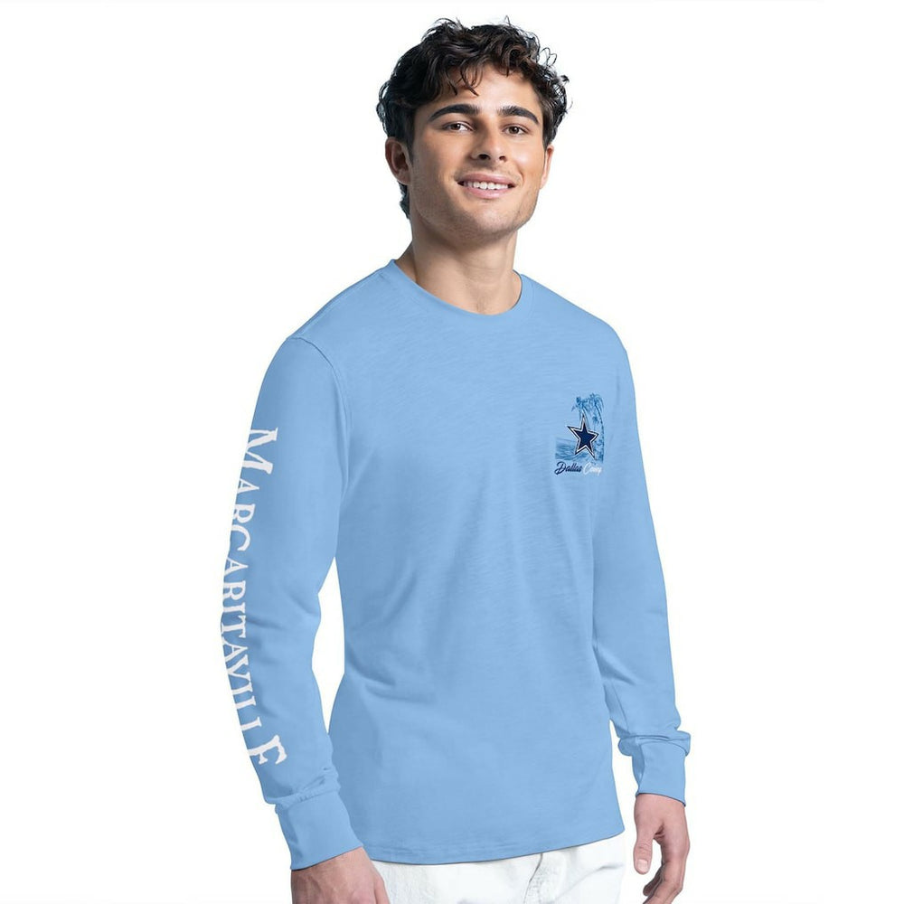 G-III Sports by Carl Banks Margaritaville It's Five O'Clock Somewhere Long Sleeve T-Shirt - Dallas Cowboys T-shirts