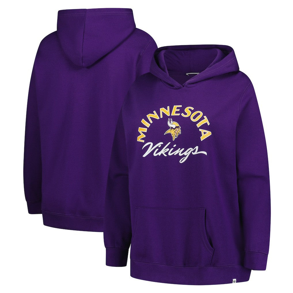 '47 Women's Plus Size Whirlwind Naomi Hoodie - Minnesota Vikings Hoodies