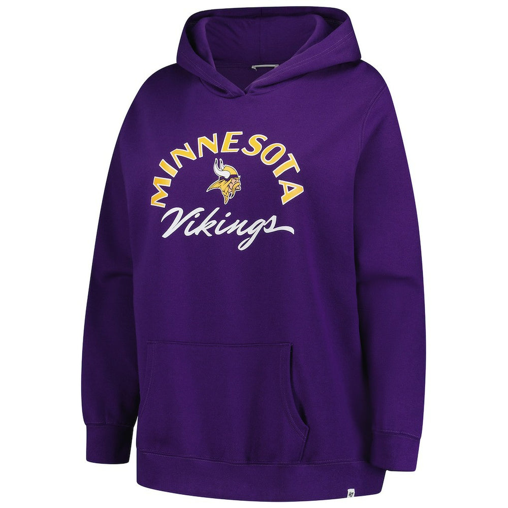 '47 Women's Plus Size Whirlwind Naomi Hoodie - Minnesota Vikings Hoodies