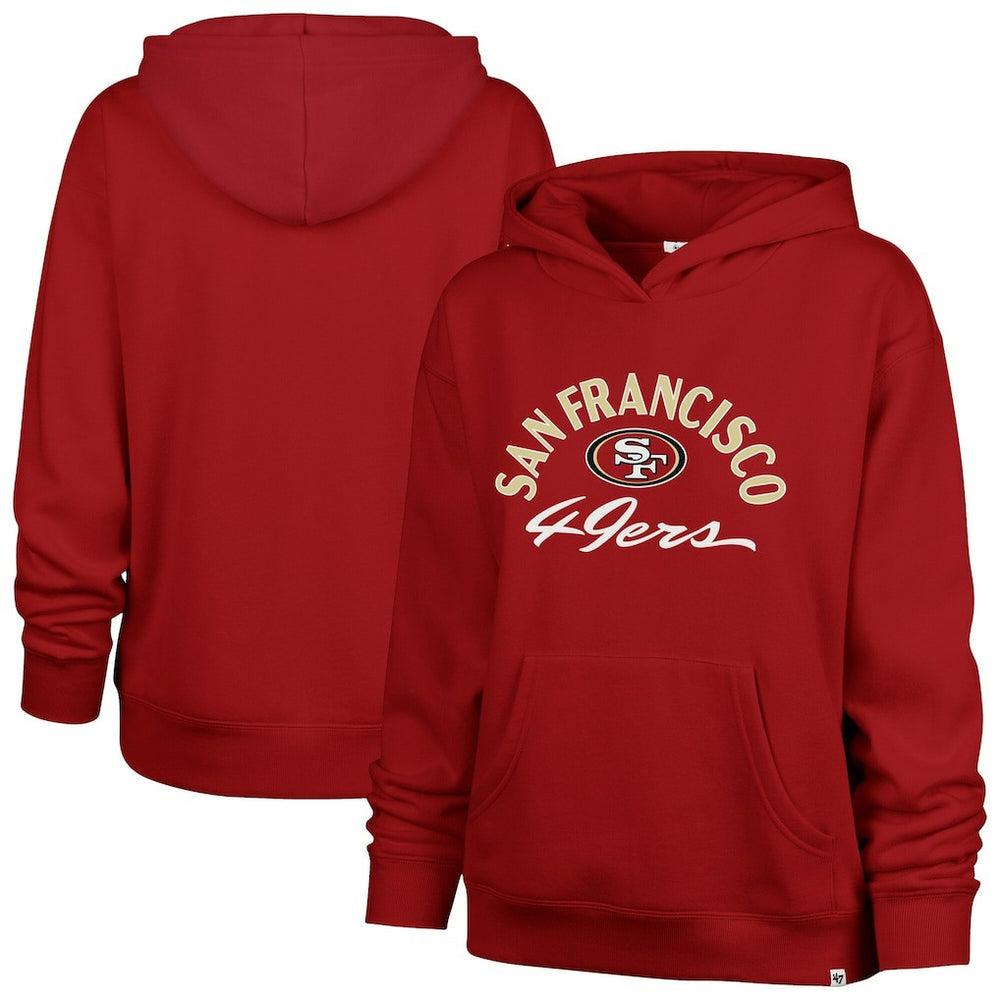 '47 Women's Plus Size Whirlwind Naomi Hoodie - San Francisco 49ers Hoodies
