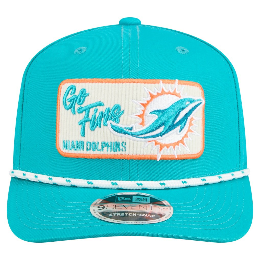Chant 9SEVENTY Stretch-Snap Hat - Miami Dolphins Hats