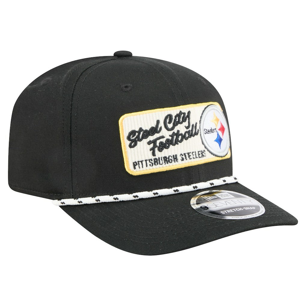 Chant 9SEVENTY Stretch-Snap Hat - Pittsburgh Steelers Hats