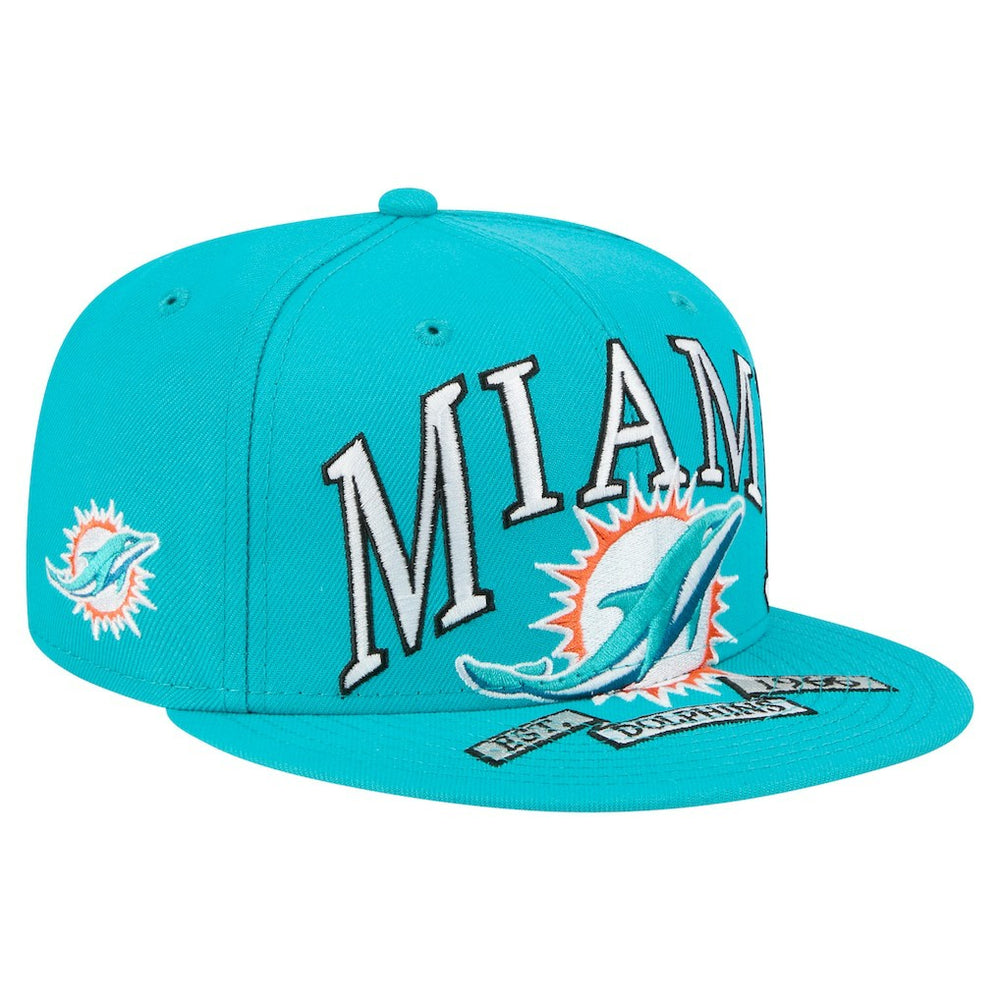 Oversized 59FIFTY Fitted Hat - Miami Dolphins Hats