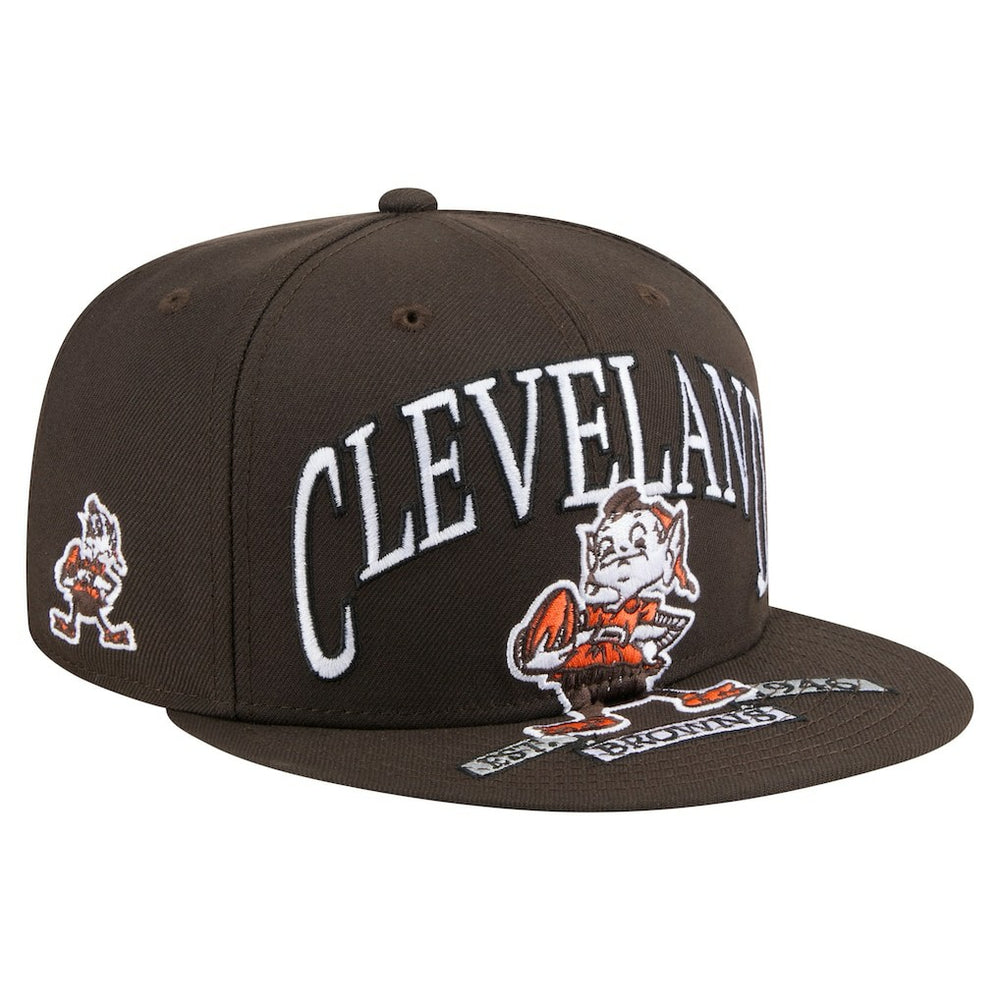 Throwback Oversized 59FIFTY Fitted Hat - Cleveland Browns Hats