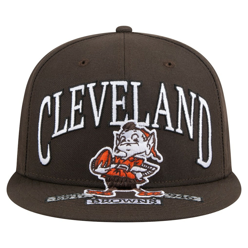 Throwback Oversized 59FIFTY Fitted Hat - Cleveland Browns Hats