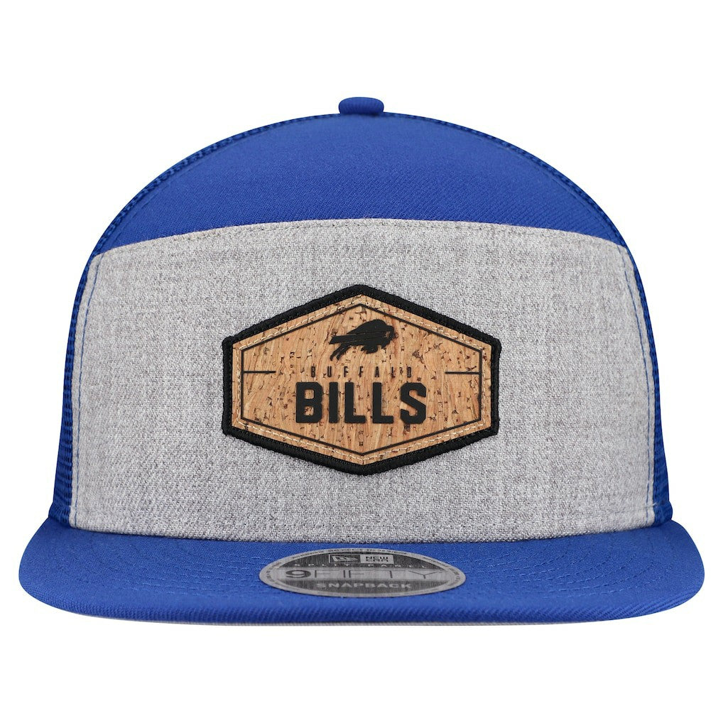 Cork Split Panel 9FIFTY Trucker Snapback Hat - Buffalo Bills Hats