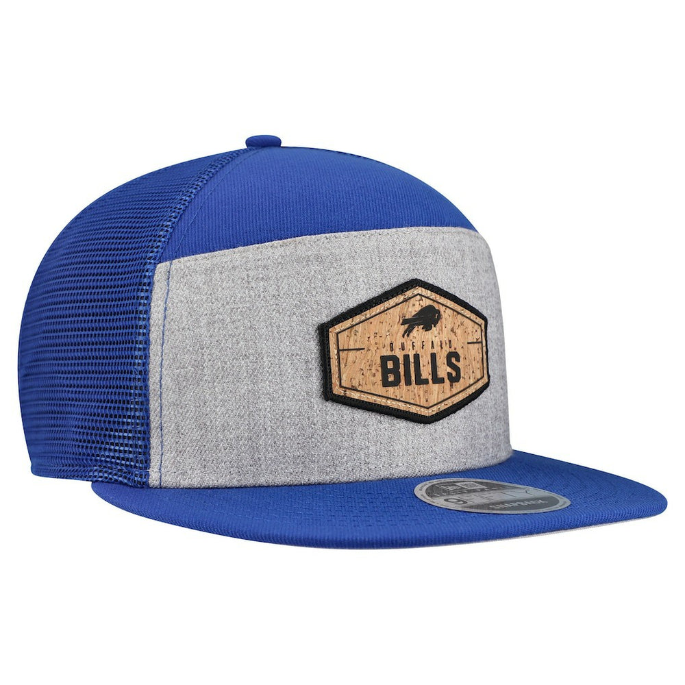 Cork Split Panel 9FIFTY Trucker Snapback Hat - Buffalo Bills Hats