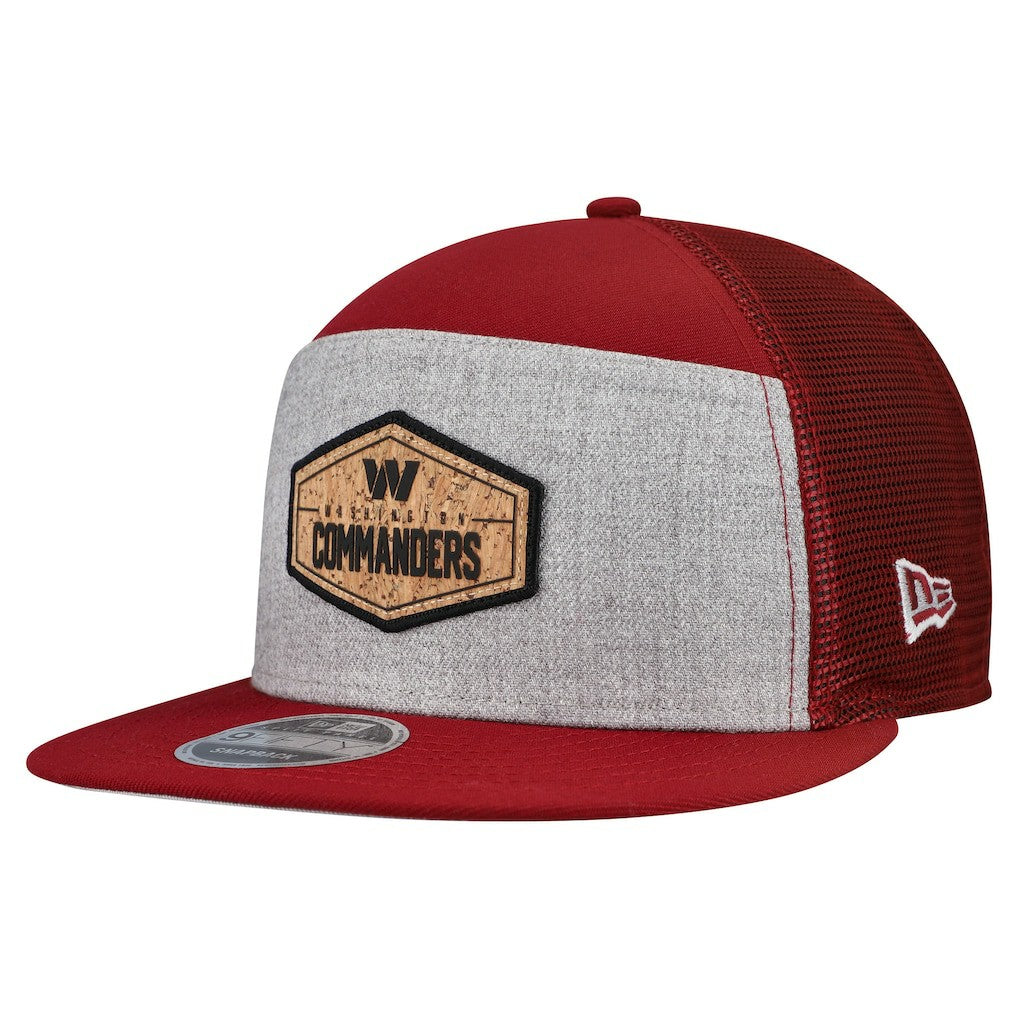 Cork Split Panel 9FIFTY Trucker Snapback Hat - Washington Commanders Hats