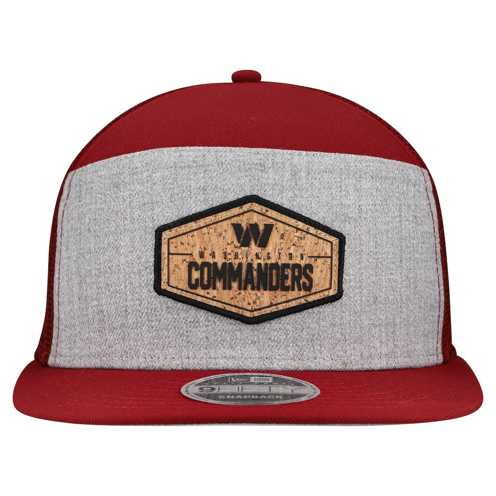 Cork Split Panel 9FIFTY Trucker Snapback Hat - Washington Commanders Hats