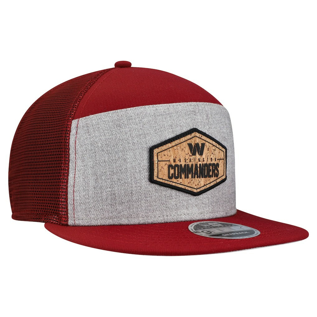 Cork Split Panel 9FIFTY Trucker Snapback Hat - Washington Commanders Hats
